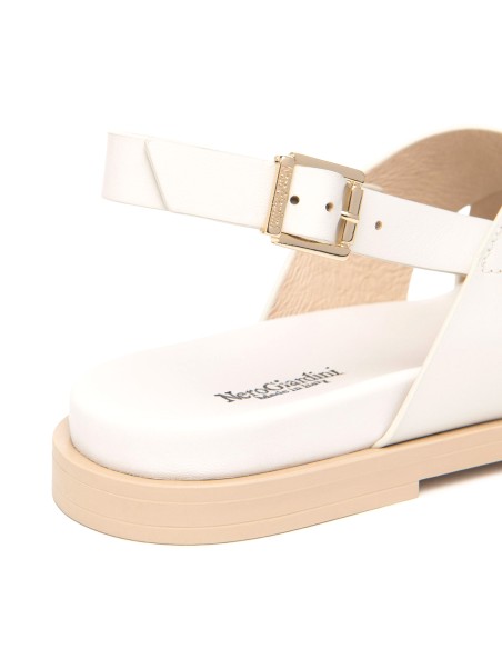 Nero Giardini Sandalo platform in pelle